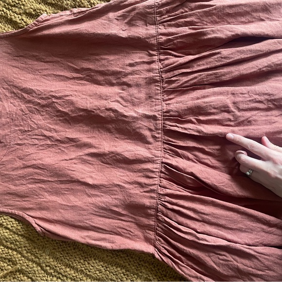 Linen smock dress - Picture 6 of 7